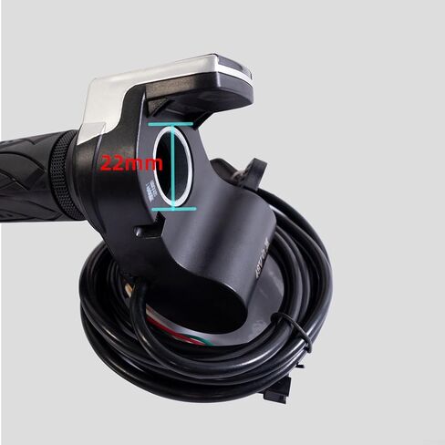 Electric Twist-Throttle Grips, E-Bike TwistThrottle 24-72V Electric Scooter Bicycle Grip Handlebar LED Display with Key Switch Indicator for E-Scooter Bicycle(8pin with 3 gear speed adjustment) in Kuwait