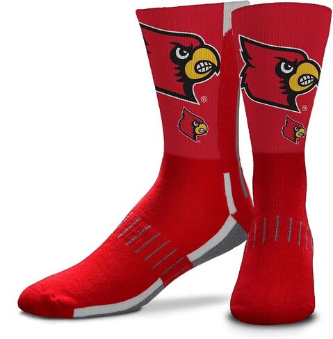 For Bare Feet NCAA Adult State and University Crew Socks - Polyester blend - Unisex - High-performance socks provide superior comfort (Virginia Cavaliers - Blue, Adult Medium) in Saudi Arabia