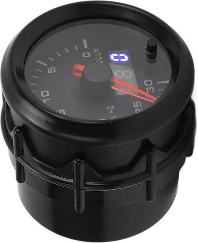 52mm Vacuum Gauge Digital Display Pointer ABS Material 0 to 30 in.HG Automotive Vacuum Meter Kit for All DC12V Vehicles in Saudi Arabia