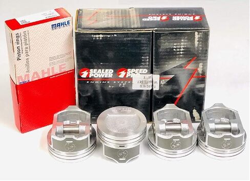 قياسي 4.00 حجم حجم الطبق الحلقات الطبق أعلى مكابس متوافقة مع Mercury Mercruiser 140 Chevy Marine 3.0 3.0L 181 محركات. in Kuwait