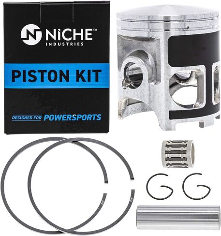 Niche 64mm Top End Repair Kit for Yamaha Banshee 350 (2 count ، Aluminium ، Gray ، 1987-2006) in Saudi Arabia