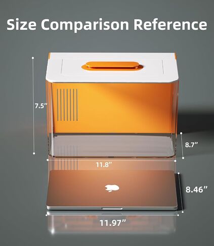Betta Fish Tank, 2.5 Gallon Aquarium Kit with Filter, Light, Self Cleaning, Oxygenation, Small All in One Starter Fish Tank for Goldfish, Guppy, Shrimp, Desktop, Acrylic in Kuwait