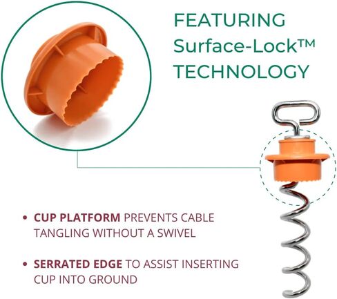 أوتاد ربط شديدة التحمل: تقنية قفل السطح لمنع السحب والانحناء، حلقة دوارة 360 درجة، طلاء مقاوم للطقس للحصول على أقصى قدر من المتانة وتصميم خالٍ من التشابك in Kuwait