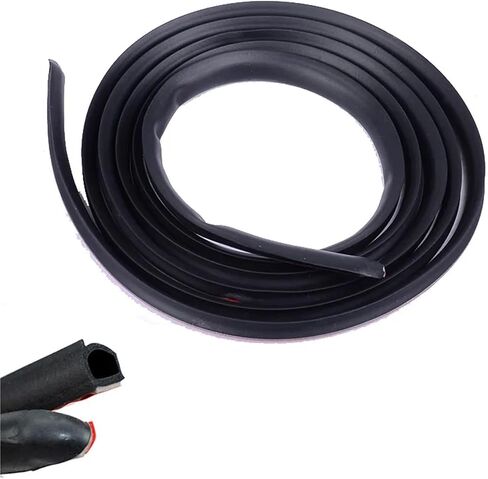 2pcs Car Door Edge Weatherstrip Rubber Sealing B Pillar Noise Windproof Protection Front Auto Sealant Accessories Decorat Strip in Saudi Arabia