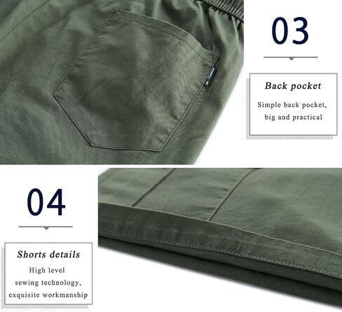 APTRO Men's Elastic Waistband Cotton Cargo Shorts Relaxed Fit Summer Casual Shorts A901 Gray Camo 2X in Saudi Arabia