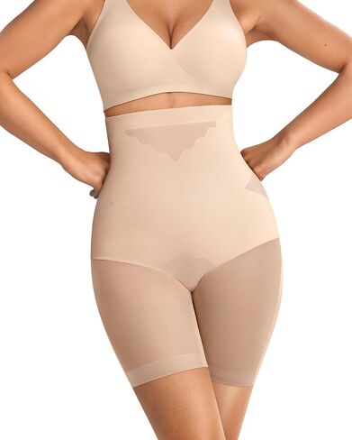 Oeak Womens Tummy Control Wordpower Superpower High Pherced Butt Lift Girdles Body Shaper Hit Slimal Symless in Kuwait