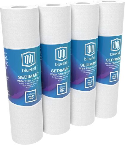 1 Micron Sediment Filter 10" x 2.5" Whole House Water Filter Sediment Water Filter Replacement Cartridge Compatible with Any 10 inch Reverse Osmosis Water Filtration System Value Pack (12) in Saudi Arabia