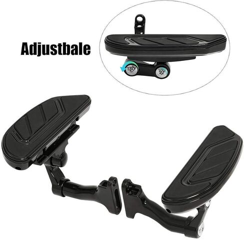 TCMT الخلفية ركاب تدفق الهواء لوحة الأرض لوحات الأرض+مركبات مجموعة مناسبة ل Harley Touring Cvo Road Road Street Road Electra Glide flhtc fltr flhtcu flhr flhrc flhrs flhtctcutg flhtk 1993-202333331023 in Kuwait