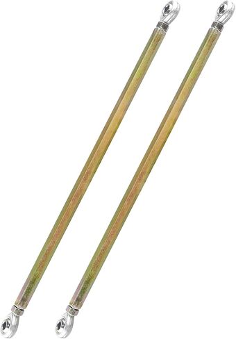 2 PCS قابلة للتعديل عمود التوجيه مفصل الكرة قضيب القضيب 310mm-340mm 10 مم 10 مم ، مناسبة للدراجة الصغيرة ATV go kart الدراجات البخارية Quad على الطريق التعليق التوجيه in Saudi Arabia