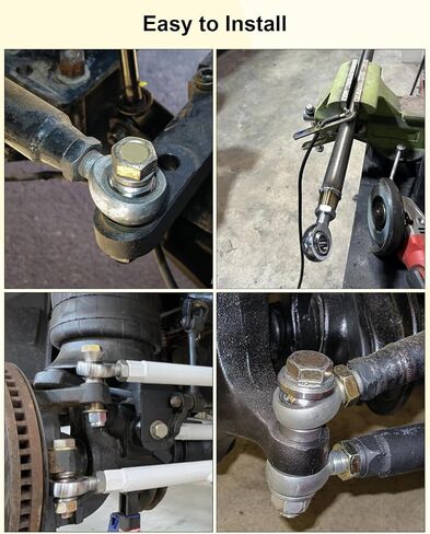 2 PCS قابلة للتعديل عمود التوجيه مفصل الكرة قضيب القضيب 310mm-340mm 10 مم 10 مم ، مناسبة للدراجة الصغيرة ATV go kart الدراجات البخارية Quad على الطريق التعليق التوجيه in Saudi Arabia