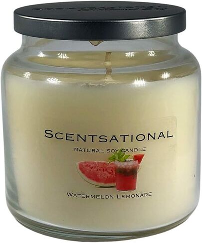 Scentsational Soaps & Candles "Pumpkin Spice" Natural Soy Candle w/Lid 19 Oz in Saudi Arabia