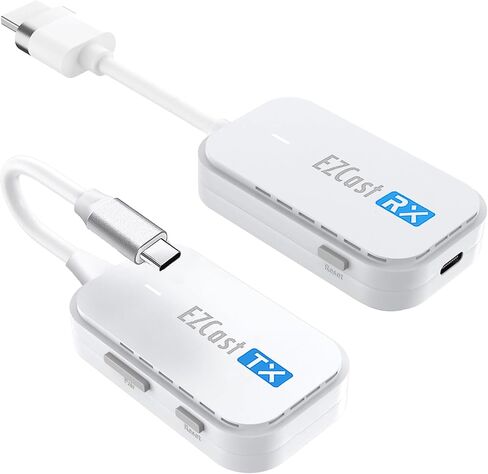 EZCast 4K HDMI to HDMI Transmitter and Receiver, Wireless HDMI, Screen Mirror and Extend to TV and Projector for Laptop/PC in Saudi Arabia