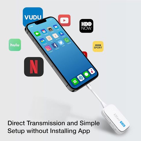 EZCast 4K HDMI to HDMI Transmitter and Receiver, Wireless HDMI, Screen Mirror and Extend to TV and Projector for Laptop/PC in Saudi Arabia
