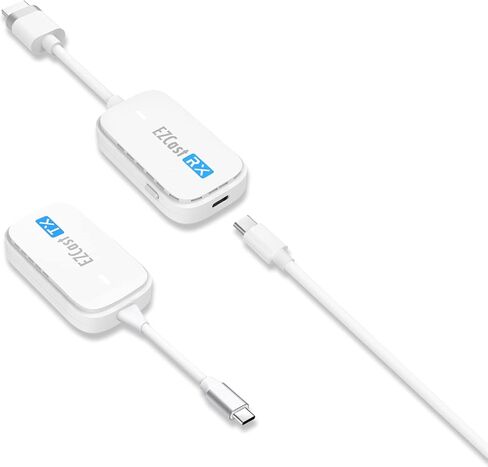 EZCast 4K HDMI to HDMI Transmitter and Receiver, Wireless HDMI, Screen Mirror and Extend to TV and Projector for Laptop/PC in Saudi Arabia