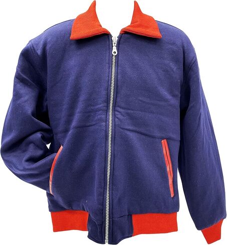 Mr. Plow Jacket - Homer Costume Everyday Wear Coat - تلفزيون هدية - إزالة الثلج - قاذفة شتوية بحرية زرقاء in Kuwait