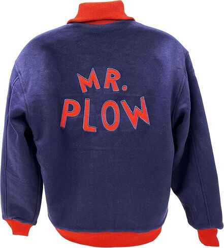 Mr. Plow Jacket - Homer Costume Everyday Wear Coat - تلفزيون هدية - إزالة الثلج - قاذفة شتوية بحرية زرقاء in Kuwait