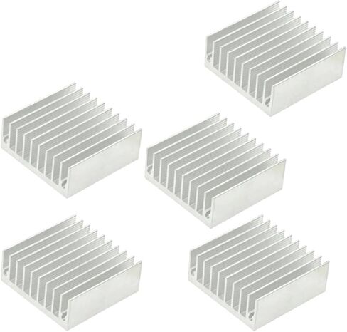 5pcs | 1/5/10pcs heathink برودة برودة برودة الرادياتير الألومنيوم 45x45x18mm بالوعة الحرارة in Kuwait