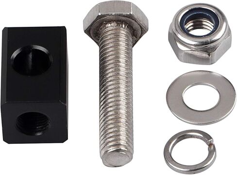 Motorcycle 3/4" Black Headlight Mount Block Bracket for Harley Dyna Touring Sportster Softail in Saudi Arabia