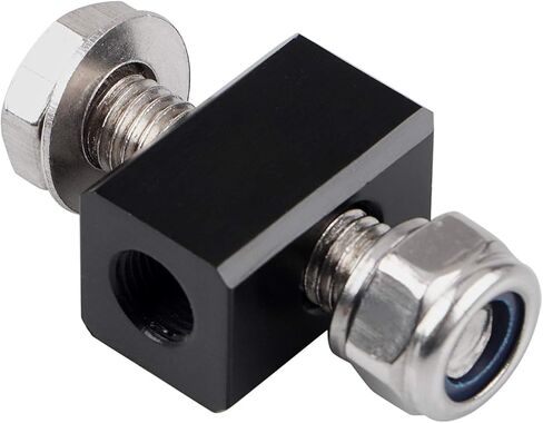 Motorcycle 3/4" Black Headlight Mount Block Bracket for Harley Dyna Touring Sportster Softail in Saudi Arabia