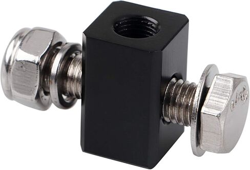 Motorcycle 3/4" Black Headlight Mount Block Bracket for Harley Dyna Touring Sportster Softail in Saudi Arabia