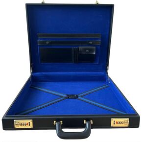 Masonic Regalia Apron Hard Case Briefcase Size MM or WM Mason Faux Leather Case, Black in Kuwait