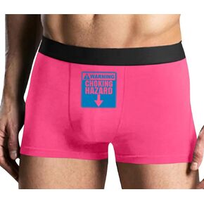 Knaughty Knickers تحذير اختناق الخطر ملخصات الملاكم مع التصميم مع النكات ديك in Saudi Arabia