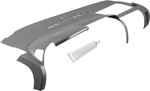 CAPSSKIN ONE PIES ONE مقولبة غطاء غطاء داش متوافق مع 2007-2013 Silverado Sierra W Dual Glovebox Dashboards في Ebony Black - مصنوعة في الولايات المتحدة الأمريكية in Kuwait