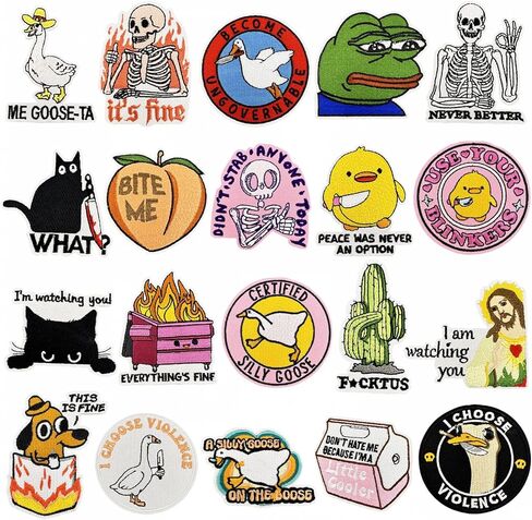 Iron on Patches, Wengus 25Pcs Pink Preppy Embroidered Patches for Hats, Sew on Embroidered Applique Patches Western Patches DIY Accessories for Hats, Clothes, Jeans, Backpacks, Shoes in Saudi Arabia