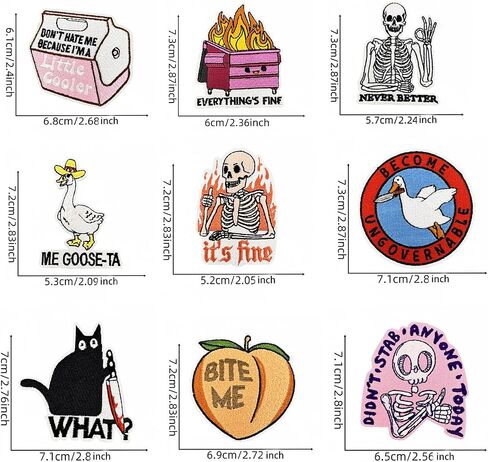 Iron on Patches, Wengus 25Pcs Pink Preppy Embroidered Patches for Hats, Sew on Embroidered Applique Patches Western Patches DIY Accessories for Hats, Clothes, Jeans, Backpacks, Shoes in Saudi Arabia