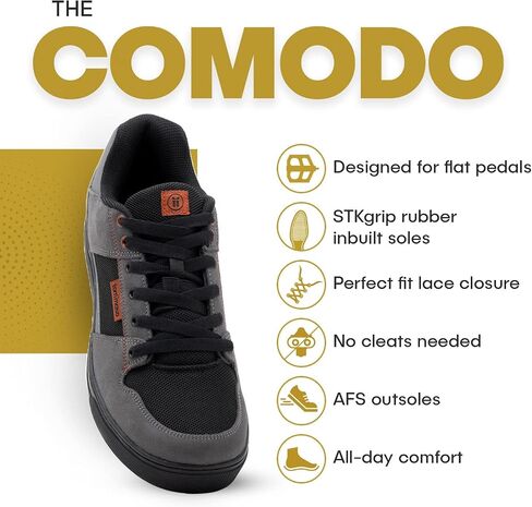 Tommaso Men’s Mountain Bike Shoes – Comfortable MTB Cycling Shoes – SPD Compatible for Trail, Gravel & Indoor Riding in Saudi Arabia