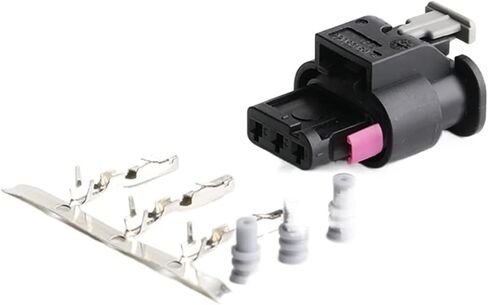 1PC 3P Connector DJ7033A-1.2-21/11 لقابس موصل مستشعر المحرك 2208316-1 (اللون: أنثى مع محطة) in Kuwait