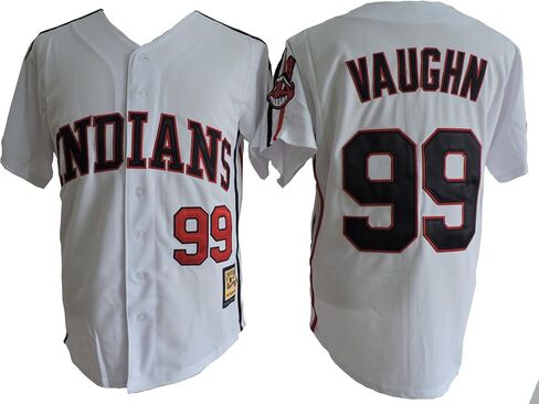 Rick Wild Thing Vaughn #99 Deluxe Assoridered Baseball Jersey in Kuwait