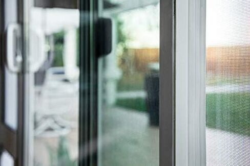 Sliding Glass Door Draft Stopper | Energy-Efficient Weatherstripping for Sliding Door Pet Panels | Dog and Cat Door Compatible | Universal Fit & Easy Installation | Black, 96" Length in Saudi Arabia