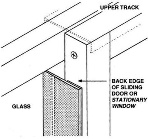 Sliding Glass Door Draft Stopper | Energy-Efficient Weatherstripping for Sliding Door Pet Panels | Dog and Cat Door Compatible | Universal Fit & Easy Installation | Black, 96" Length in Saudi Arabia