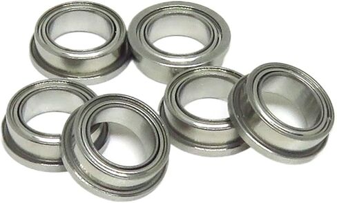 1pcs SFR168 ZZ Hybrid Ceramic Flange Bearing 6.35x9.525x3.175 SFR168C ZZ FR168ZZ Flanged Ceramic Bearing 1/4 x 3/8 x 1/8 inch(SFR133C-ZZ) in Saudi Arabia