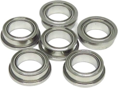 1pcs SFR168 ZZ Hybrid Ceramic Flange Bearing 6.35x9.525x3.175 SFR168C ZZ FR168ZZ Flanged Ceramic Bearing 1/4 x 3/8 x 1/8 inch(SFR133C-ZZ) in Saudi Arabia