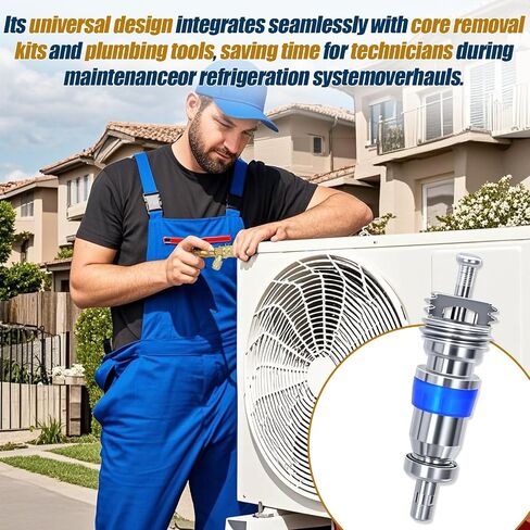 Valve Core Kit Compatible R410 R32 R22 – 100 Pack High Pressure Valve Cores with Teflon Seal, HVAC Refrigerant AC Core Replacement for Air Conditioning and Refrigeration Systems in Saudi Arabia