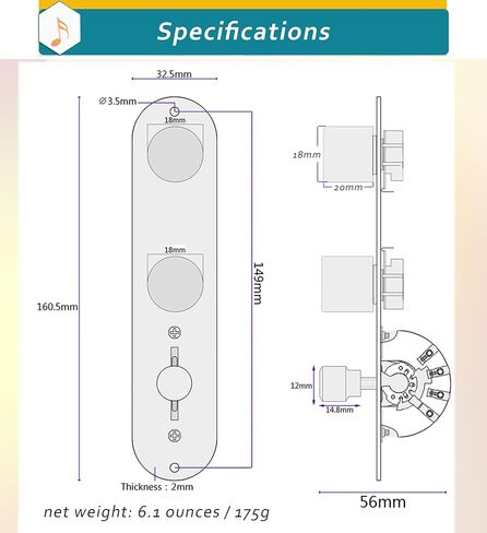 Loaded Guitar Control Plate Pro, Prewired Wiring Harness for Telecaster with Humbucker or Single Coil Pickups, Wired 3-way Blade Switch Alpha 500K Volume Tone Potentiometers Orange Capacitor in Kuwait