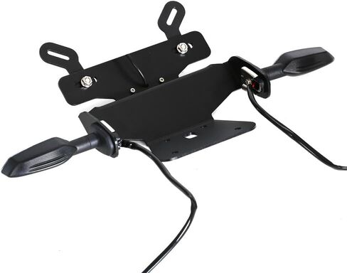 حامل لوحة الترخيص LED LED LED LED Signal Light Fender Eliminator ، Tail Tidy Fit for Ninja300 EX300 2013-2020 / Ninja250 ZX250 2013-2017 Z250 2013-2018 / Z300 2015-2018 (Smoke) in Kuwait