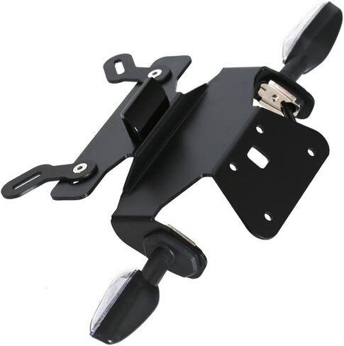 حامل لوحة الترخيص LED LED LED LED Signal Light Fender Eliminator ، Tail Tidy Fit for Ninja300 EX300 2013-2020 / Ninja250 ZX250 2013-2017 Z250 2013-2018 / Z300 2015-2018 (Smoke) in Kuwait
