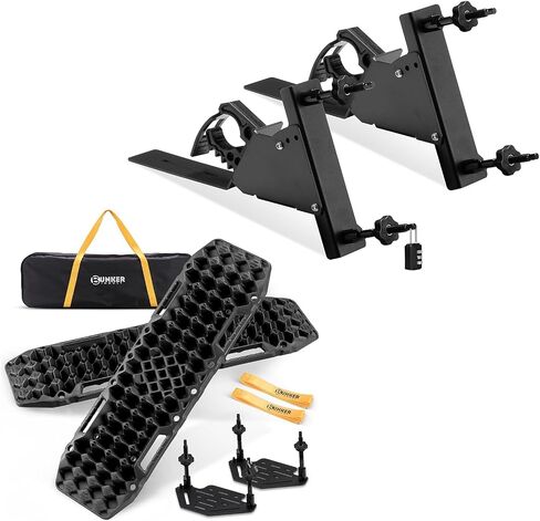 BUNKER INDUST Gen 7th Traction Boards with Mounting Kit + Side Mount for Roof Platform Rack in Saudi Arabia