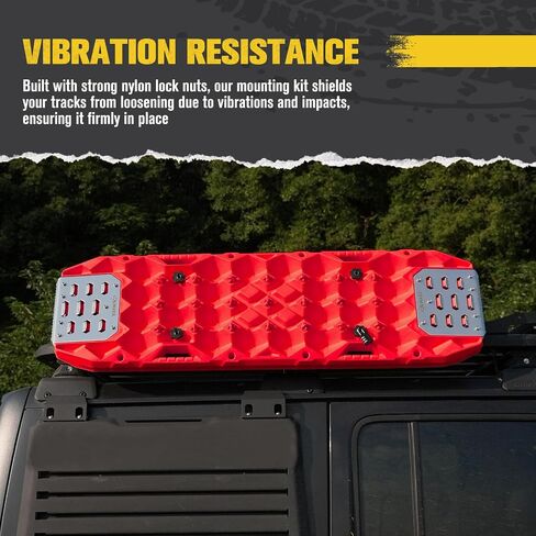 BUNKER INDUST Gen 7th Traction Boards with Mounting Kit + Side Mount for Roof Platform Rack in Saudi Arabia