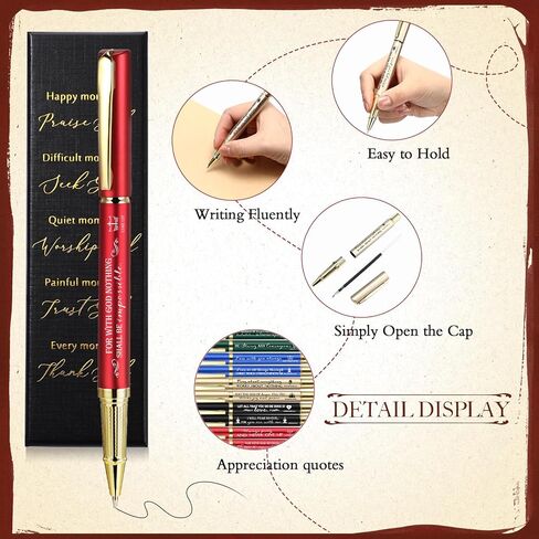20 Sets Christian Pen Bible Verse Ballpoint Pen Inspirational Quotes Bible Pen with Religious Motivational Scripture Boxes for Father Mother Women Men Church Office Grad Gift in Saudi Arabia