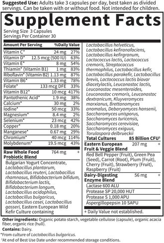 Garden of Life - RAW Probiotics Women - 90 Vegetarian Capsules in Saudi Arabia