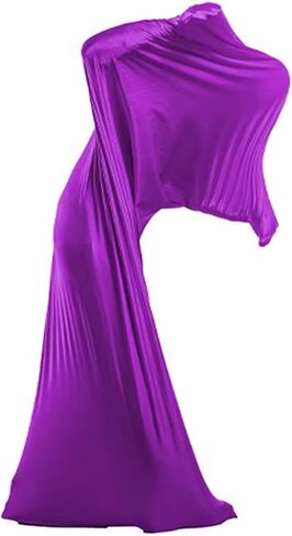 It is a Halloween Annual Meeting Campus Performance Props,Elastic Sensory Stockings Dance Dress,Sensory Body Sock for Autism Kids Adults (Dark Blue, Height(66-73)) in Kuwait