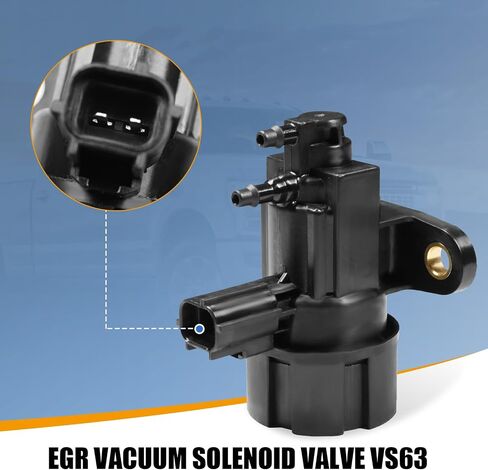 EGR Pressure Feedback Sensor DPFE15 + EGR vacuum solenoid valve vs63 Replacement for Ford F-150 E-150,E-250,Explorer,Ranger,Escape,Mustang,Lincoln Town Car,Mercury Cougar,F77Z9J460AB, F77Z9J460AB in Saudi Arabia