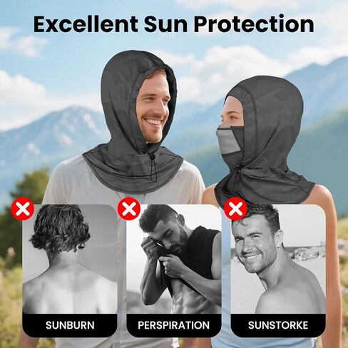 Cooling Balaclava Face Mask with Breathable Holes Sun Protection Full Face Mask for Men Women Fishing Cycling&Outdoor Work in Saudi Arabia
