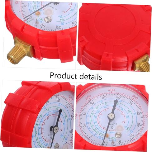 Amosfun Air Conditioning Tool Set High Pressure Gauge Kit for Automotive Systems Compact Design for Efficient Recharge and Precise Pressure Measurements in Kuwait