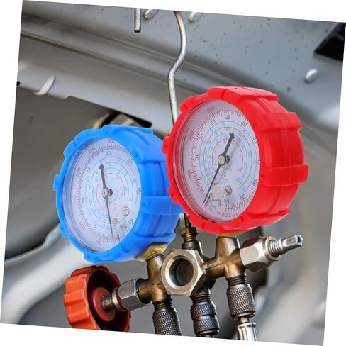 Amosfun Air Conditioning Tool Set High Pressure Gauge Kit for Automotive Systems Compact Design for Efficient Recharge and Precise Pressure Measurements in Kuwait
