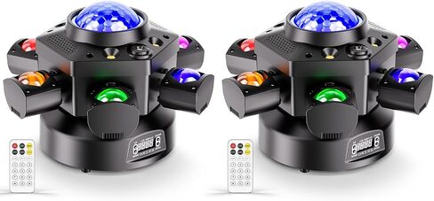 DJ Disco Lights, Party Stage Laser Lights, Voice Activated with Remote Control for Outdoor ＆ Indoor KTV Dance Gift Pub Christmas Halloween in Saudi Arabia
